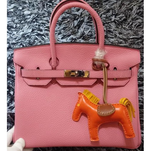 Hermes Birkin 30CM Tote Borse Litchi Pelle H30LI Ciliegia