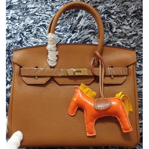 Hermes Birkin 30CM Tote Borse Litchi Pelle H30LI Grano