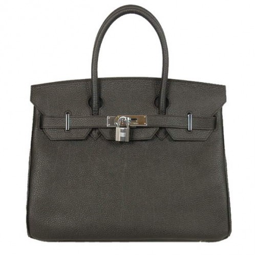 Hermes Birkin 30CM Tote Borse Pelle Togo liscia nera