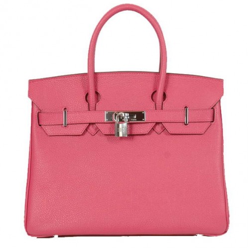 Hermes Birkin 30CM Tote Borse Liscio Togo Pelle Pesca
