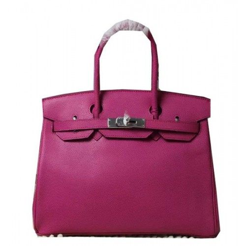 Hermes Birkin 35CM 30CM Tote Bag in pelle di lucertola H35H30 rosa