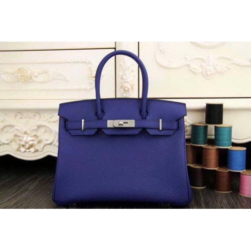 Hermes Birkin 35CM 30CM Tote Bag in pelle originale HB35O Royal