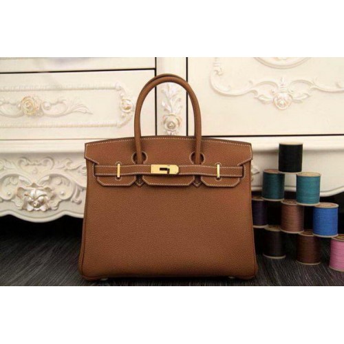 Hermes Birkin 35CM 30CM Tote Bag in pelle originale HB35O Grano