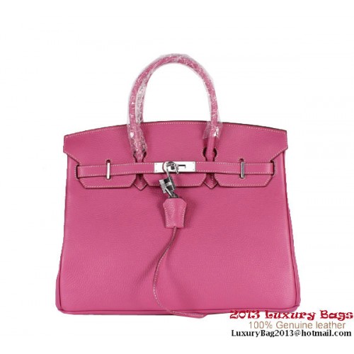 Hermes Birkin 35CM Tote Bag Clemence pelle H-35 pesca
