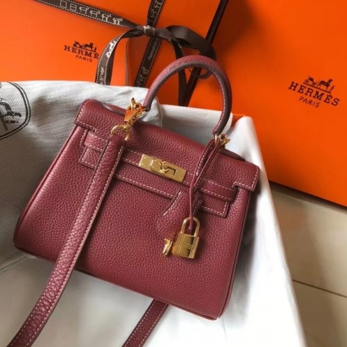 Hermes Birkin Togo Pelle 22590 Borgogna