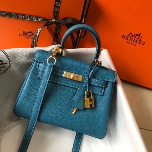 Hermes Birkin Togo Pelle 22590 blu