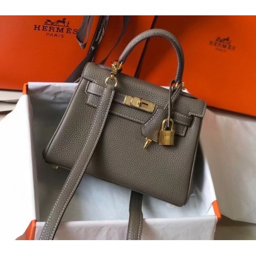 Hermes Birkin Togo Pelle 22590 grigio