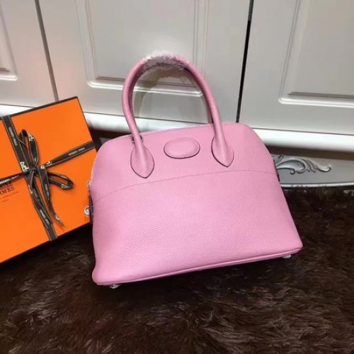 Hermes Bolide 31CM Tote Bag in pelle di vitello B3302 rosa