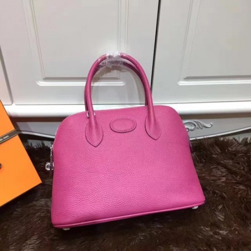 Hermes Bolide 31CM Tote Bag in pelle di vitello B3302 Rosa