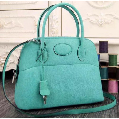 Hermes Bolide 37CM Tote Bag in pelle di vitello B1004 verde chiaro