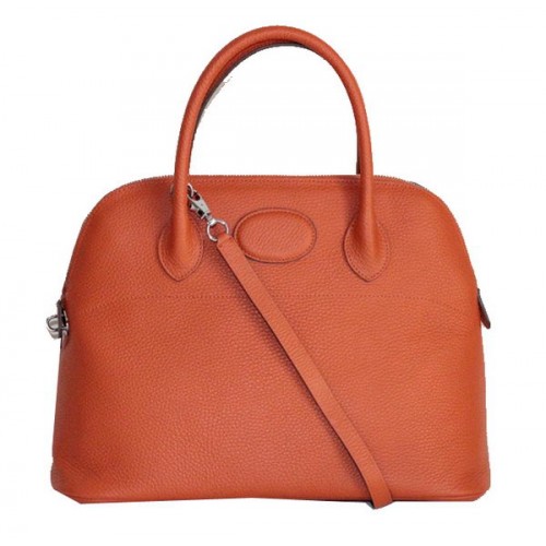 Hermes Bolide 37CM pelle di vitello Tote Borse H509084 arancione