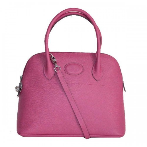 Hermes Bolide 37CM pelle di vitello Tote Borse H509084 Rosy