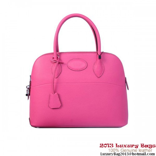 Hermes Bolide Tote Borse in pelle di vitello rosa