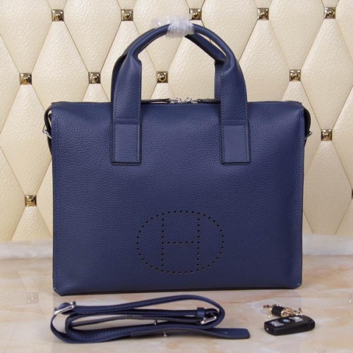 Cartella Hermes originale in pelle granulosa H8813T Royal