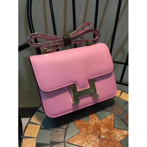 Hermes Costanza Borsa in pelle di vitello H9978 rosa