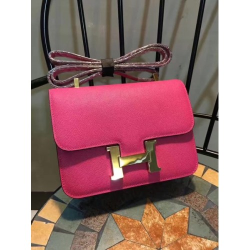 Hermes Costanza Borsa in pelle di vitello H9978 Rosa