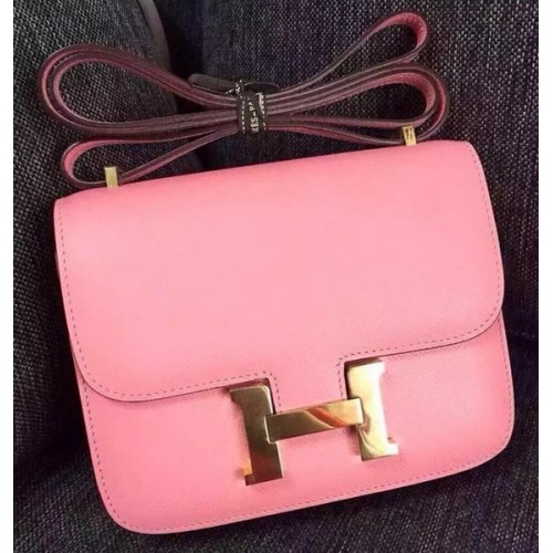 Hermes Costanza Borsa in pelle di vitello H9999 rosa