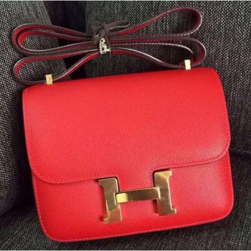 Hermes Costanza Borsa in pelle di vitello H9999 Rosso