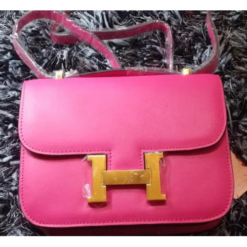 Hermes Costanza Borsa in pelle liscia H9998S Rose