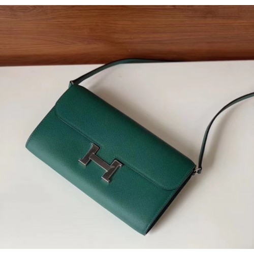 Hermes Costanza per andare mini Bag H4088 verde nerastro
