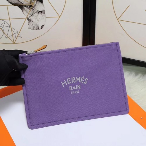 Borsa cosmetica Hermes H3700 viola