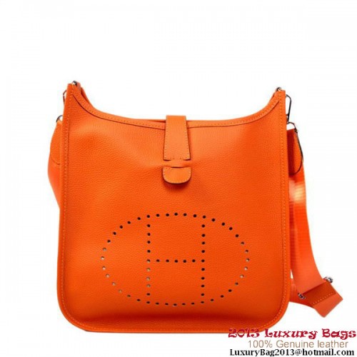 Hermes Evelyn Borsa in pelle di vitello H1188 arancione