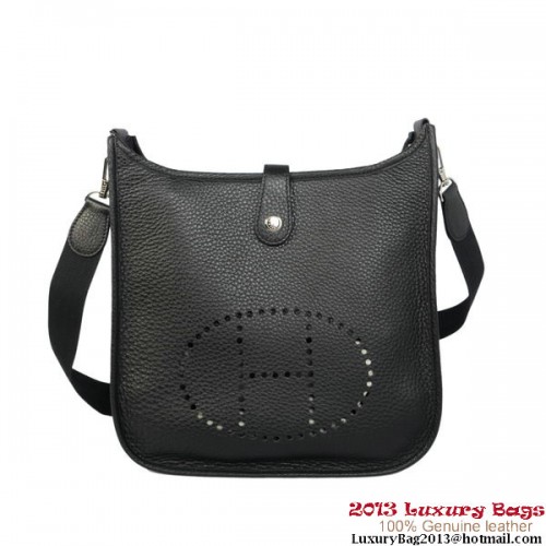 Hermes Evelyn Borsa in pelle di vitello originale H1608 nero