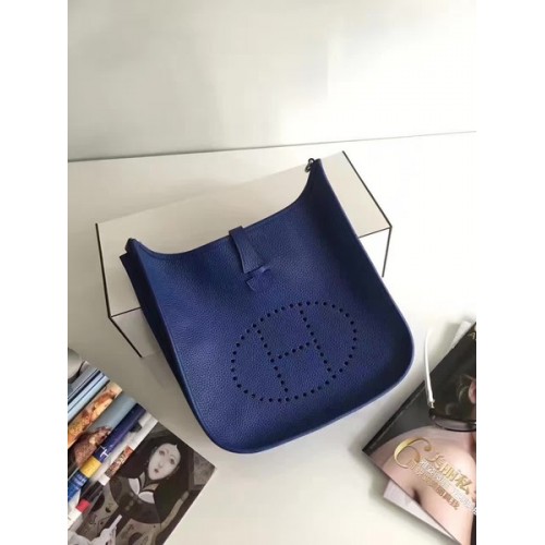 Hermes Evelyne 30 centimetri Messenger Bag E3301 blu