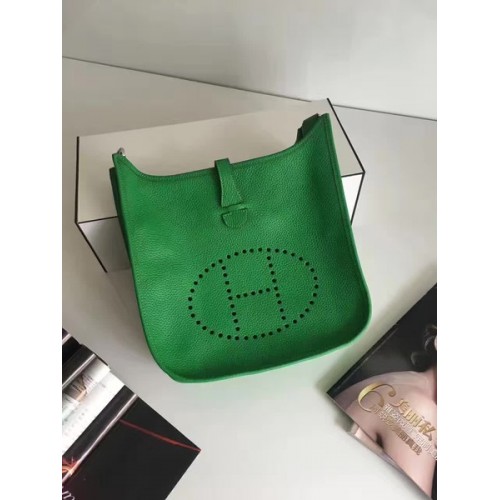 Hermes Evelyne 30 centimetri Messenger Bag E3301 verde