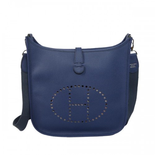 Hermes Evelyne Messenger Bag H1608 blu scuro