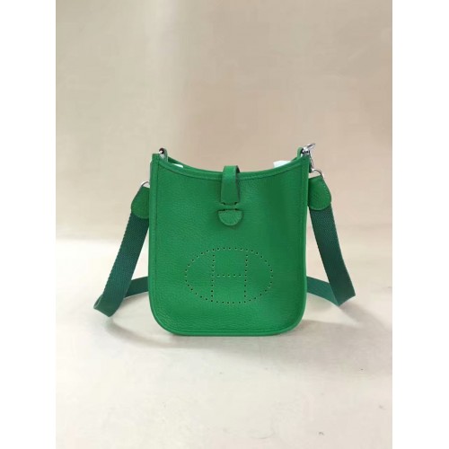 Hermes Evelyne originale togo in pelle mini borsa a tracolla H15698 verde