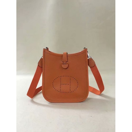 Hermes Evelyne originale togo pelle mini borsa a tracolla H15698 arancione