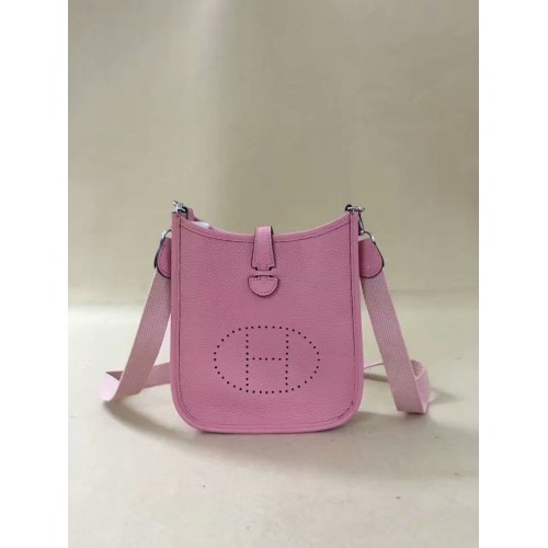 Hermes Evelyne originale togo pelle mini borsa a tracolla H15698 rosa
