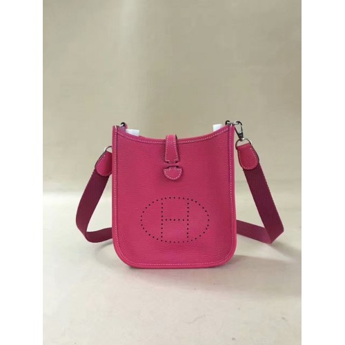 Hermes Evelyne originale togo in pelle mini borsa a tracolla H15698 rosa