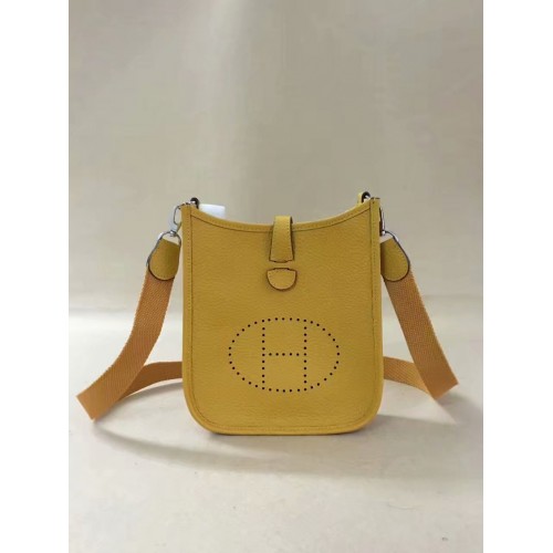 Hermes Evelyne originale togo in pelle mini borsa a tracolla H15698 giallo