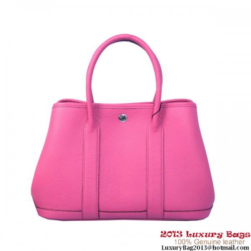 Hermes Garden Party 30CM Borsa in pelle di vitello A1288 Rosa