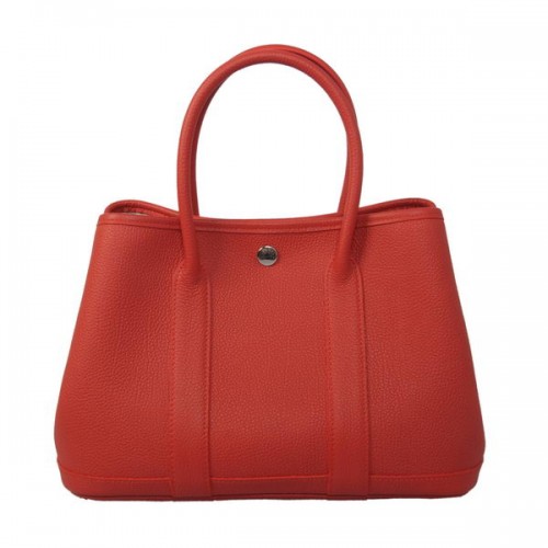 Hermes Garden Party 30CM Borsa in pelle di vitello rossa
