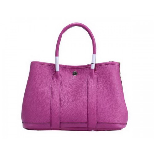 Hermes Garden Party 30 centimetri Tote Borse pelle granulosa lavanda