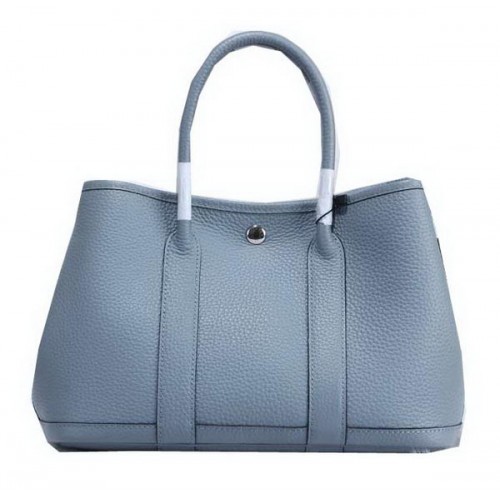 Hermes Garden Party 30 centimetri Tote Borse in pelle granulosa SkyBlue