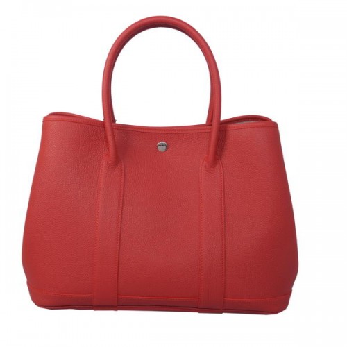 Hermes Garden Party 36CM Borsa in pelle di vitello rossa