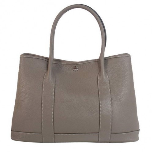 Borsa Hermes Garden Party 36CM Clemence grigio