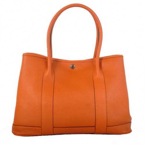 Borsa Hermes Garden Party 36CM Clemence arancione