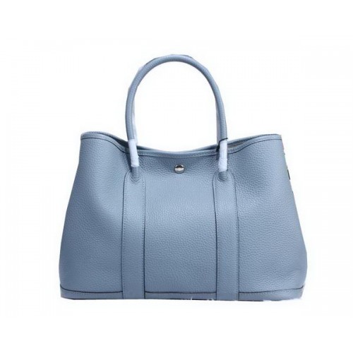 Hermes Garden Party 36 centimetri Tote Bag in pelle granulosa SkyBlue