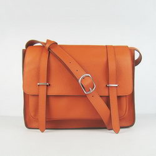 Hermes Jypsiere Togo Messenger Bag in pelle H2810 arancione