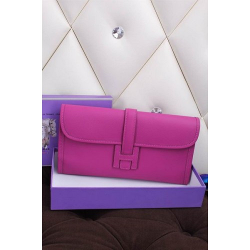 Hermes Jige pochette in pelle di vitello H258 viola