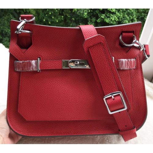 Hermes Jypsiere 31CM Borsa a tracolla in pelle di vitello H0880 Rosso