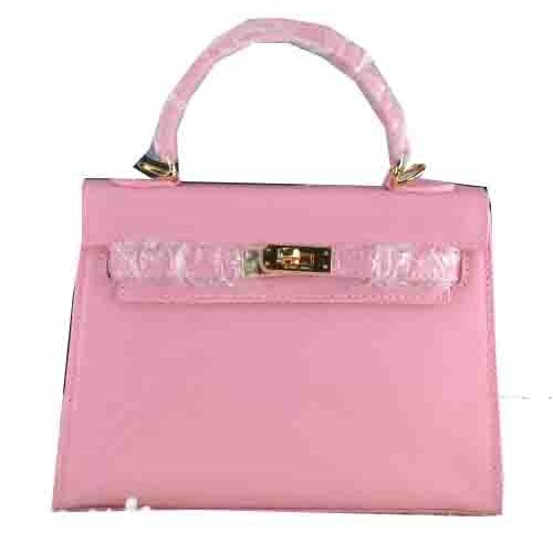 Hermes Kelly 22 centimetri Tote Bag in pelle di vitello rosa