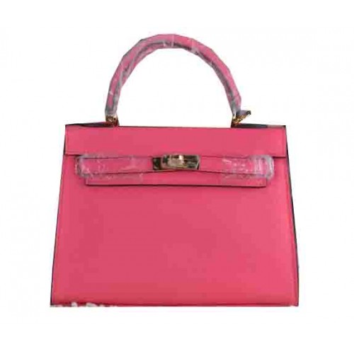 Hermes Kelly 22 centimetri Tote Bag in pelle di vitello rosa
