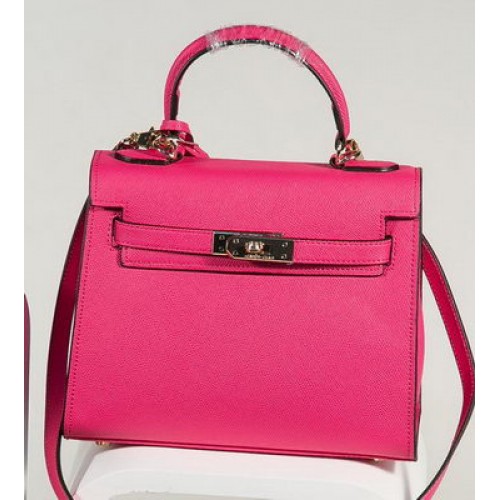 Hermes Kelly 25 centimetri Tote Bag Togo in pelle K2138 Rosa