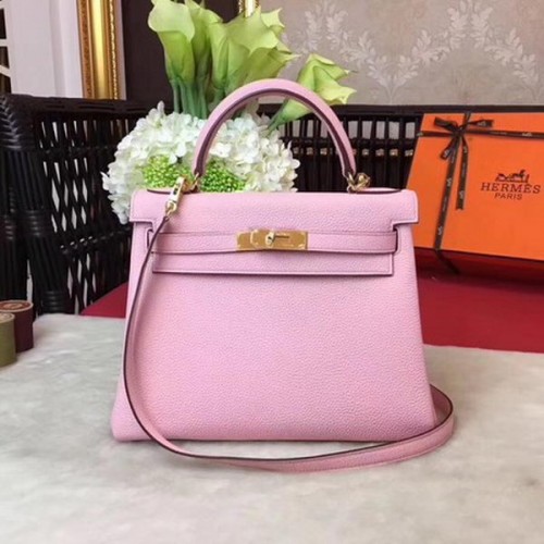 Borsa a tracolla Hermes Kelly 32cm TOGO Pelle KY32 Rosa